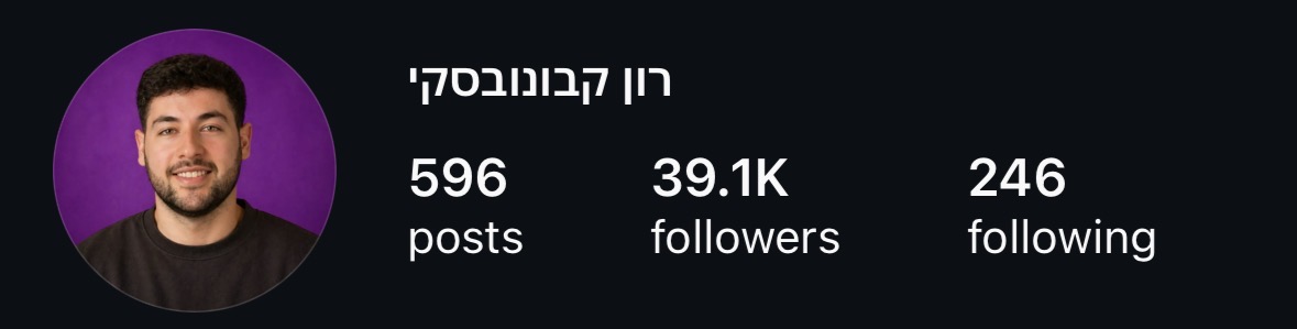 ביקורת רון קבונובסקי